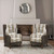 Aphrodite Cognac Wing Chair