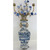 Blue Willow Candelabra Vase
