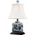 Blue Willow Box Lamp (with Shade Options)