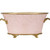 Embossed Blush Oval Planter