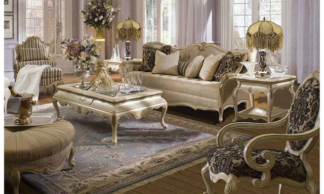 Living Room - Room Collections - Caravelle Pearl Living Room - Magnolia ...
