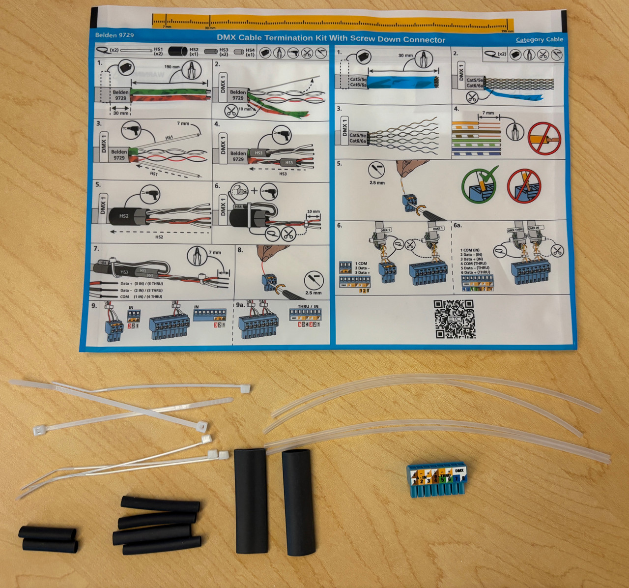 dmxページ DMX PREP KIT W/SCREW CONNECTOR 8P - ETC, Inc. - US