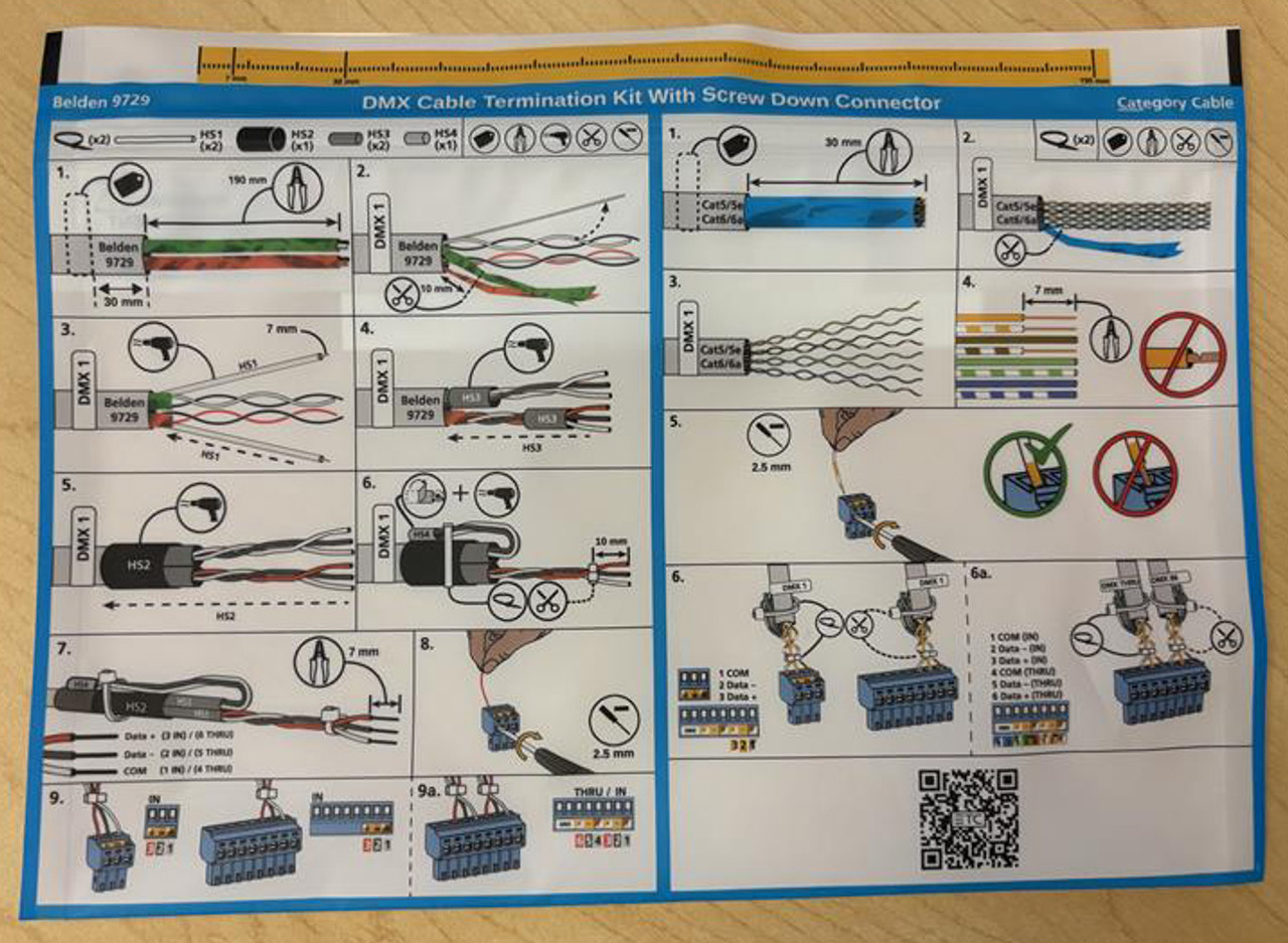 DMX PREP KIT W/SCREW CONNECTOR 3P - ETC, Inc. - US