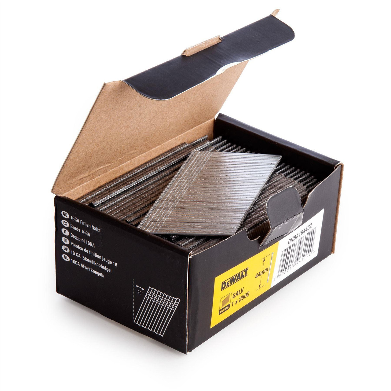 Dewalt DNBA1632GZ 32mm 16 Gauge Angled Nails (replaces DT9900QZ)