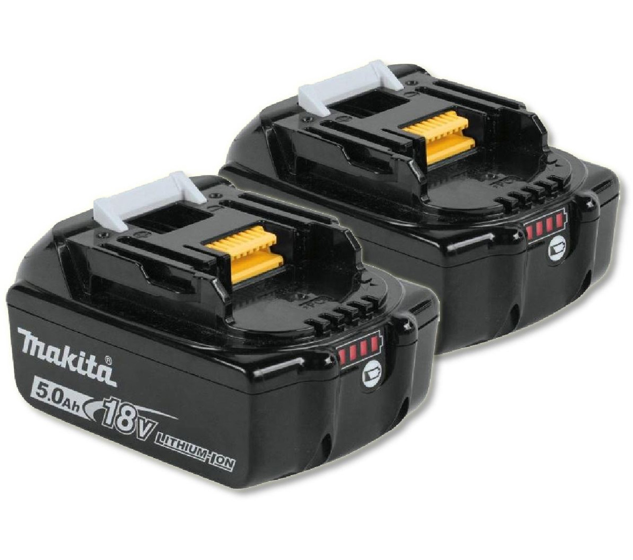 Makita BL1850 18v 5.0Ah Li-ion LXT Battery Pack of 2