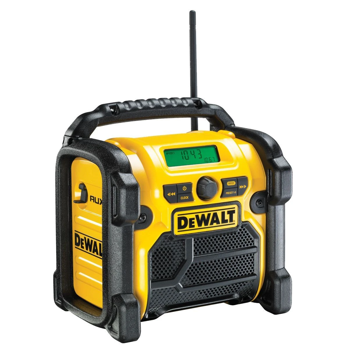 Dewalt DCR020 XR Compact Jobsite DAB Radio (10.8V, 14.4V, 18V Compatible)