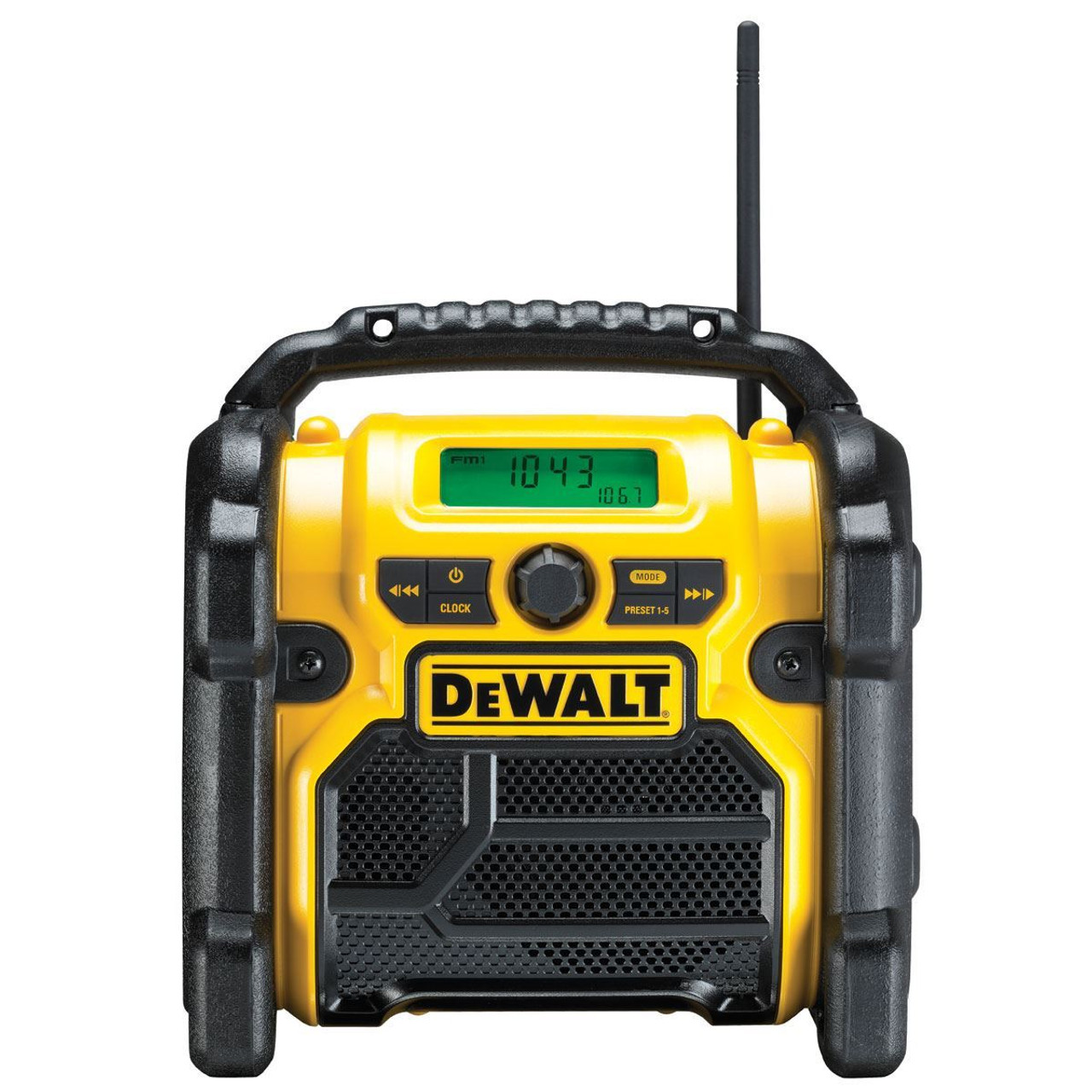 Dewalt DCR020 XR Compact Jobsite DAB Radio (10.8V, 14.4V, 18V Compatible)