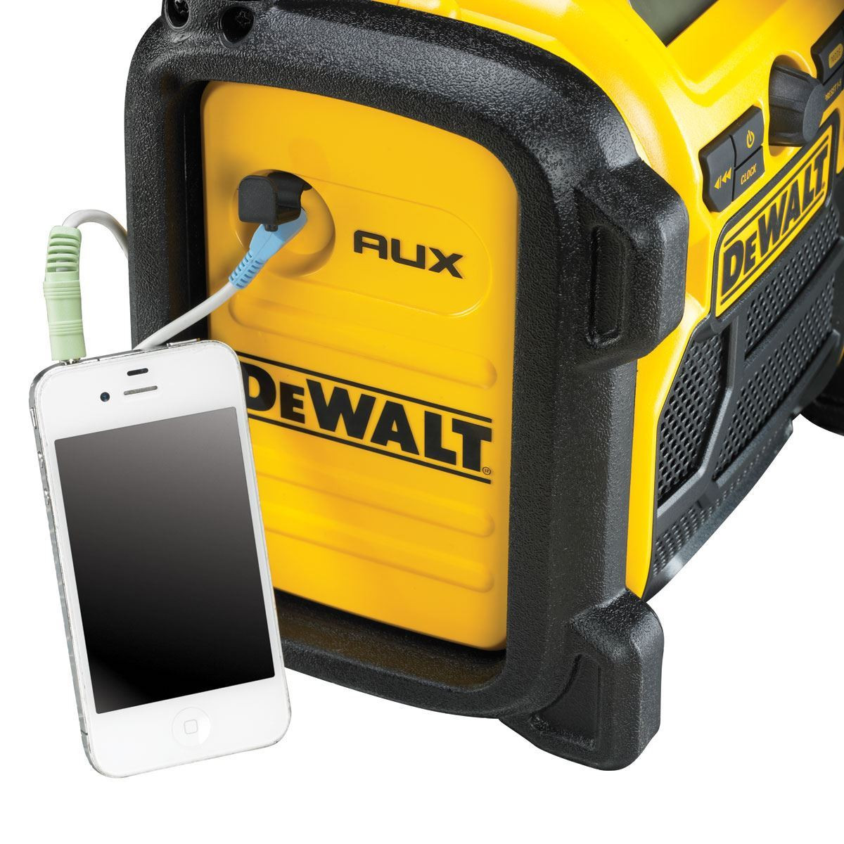 Dewalt DCR020 XR Compact Jobsite DAB Radio (10.8V, 14.4V, 18V Compatible)