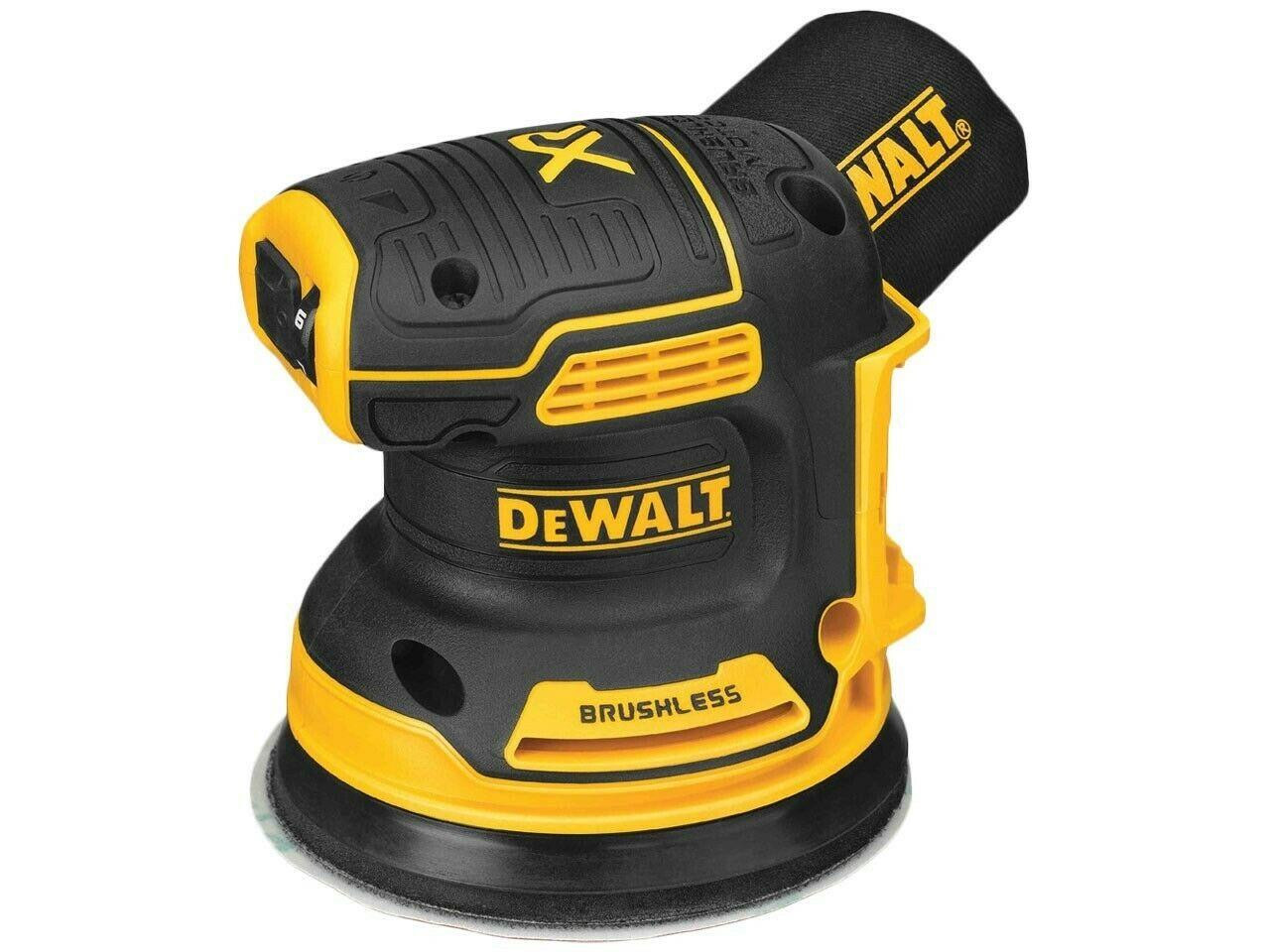 Dewalt DCW210N-XJ Cordless Brushless 18v XR Random Orbital Sander 125mm - Body Only