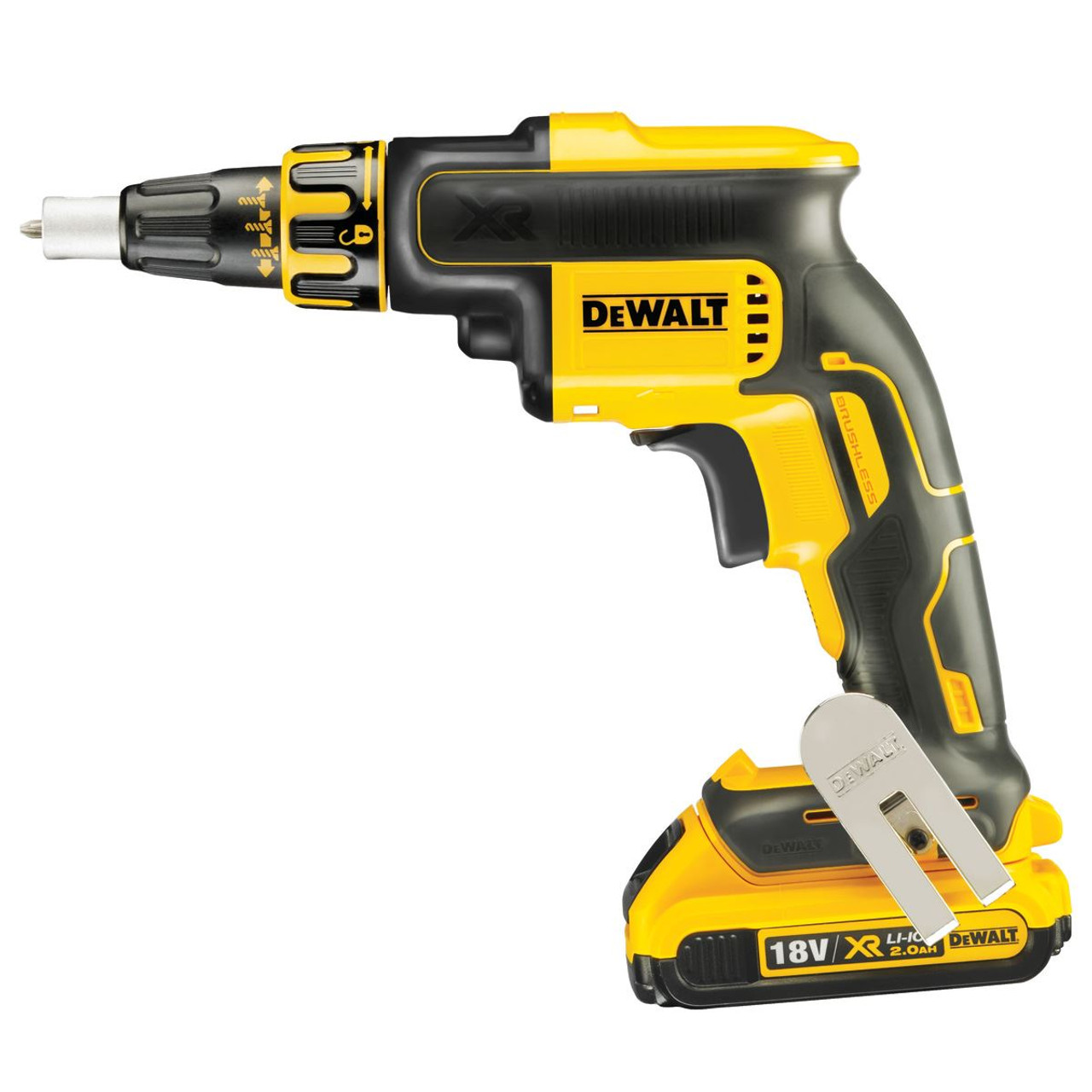 Dewalt DCF620D2K Collated Drywall Screwdriver 18V Cordless Brushless (2 x 2Ah Batteries)