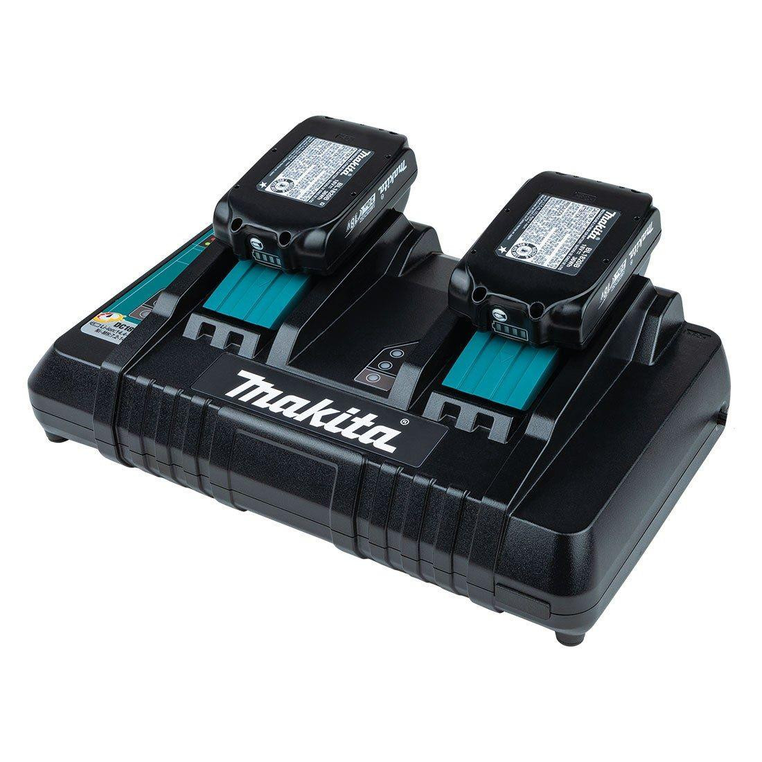 Makita DC18RD 14.4-18V LXT Twin Port Rapid Battery Charger
