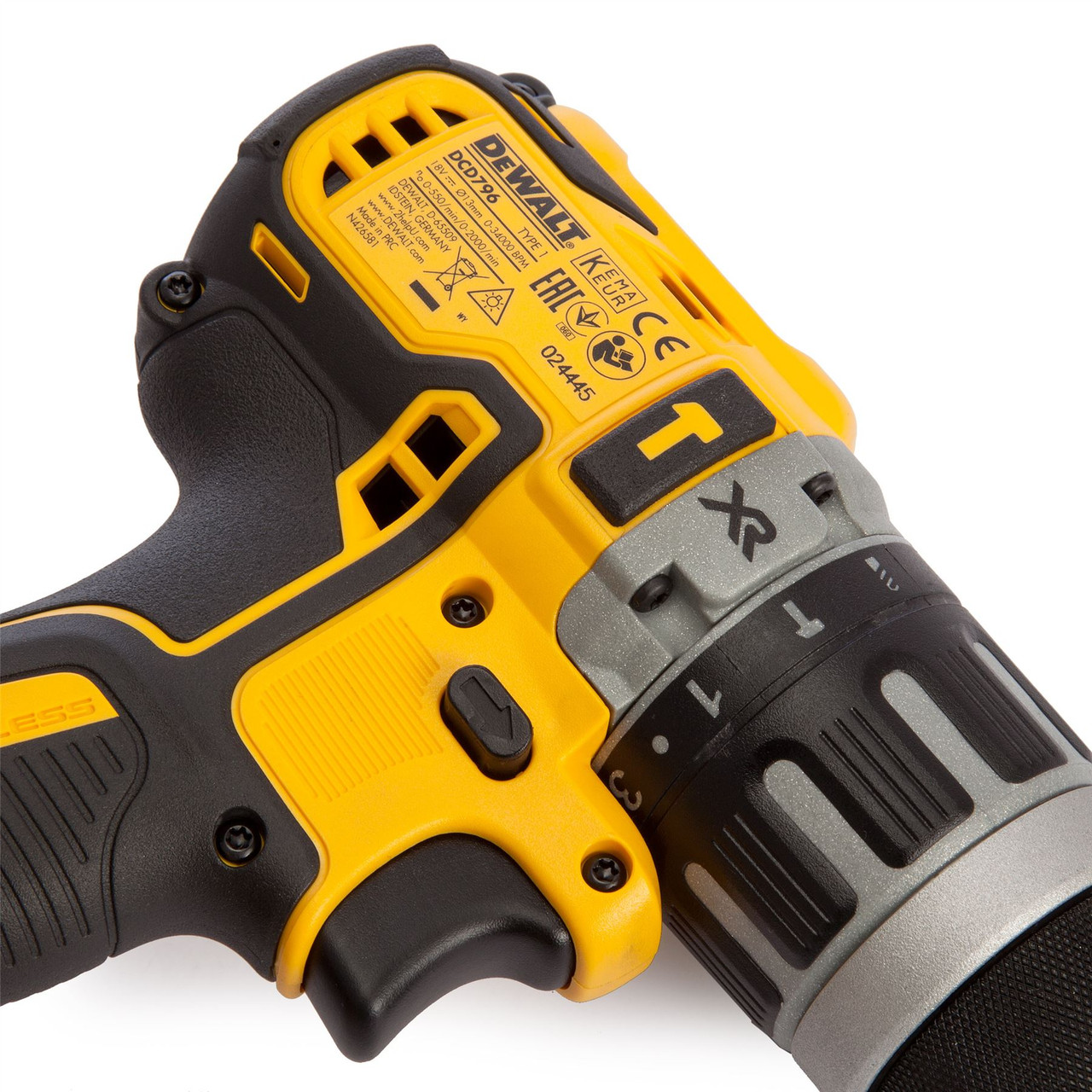 Dewalt DCD796N Combi Drill 18 Volt XR Brushless Compact Lithium-Ion - Body Only