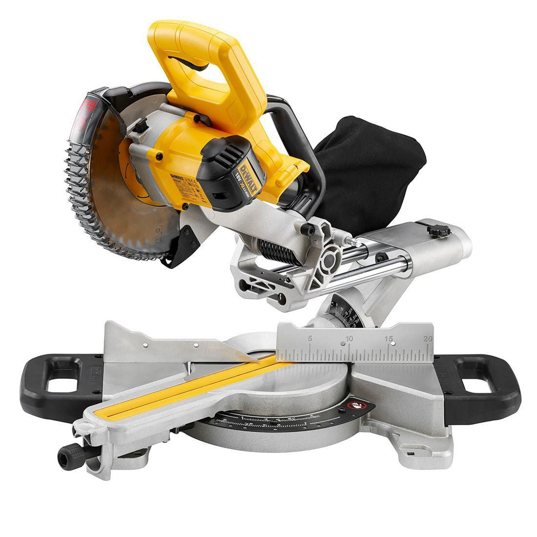 Dewalt DCS365M2 Mitre Saw 18V Cordless 184mm (2 x 4Ah Batteries)