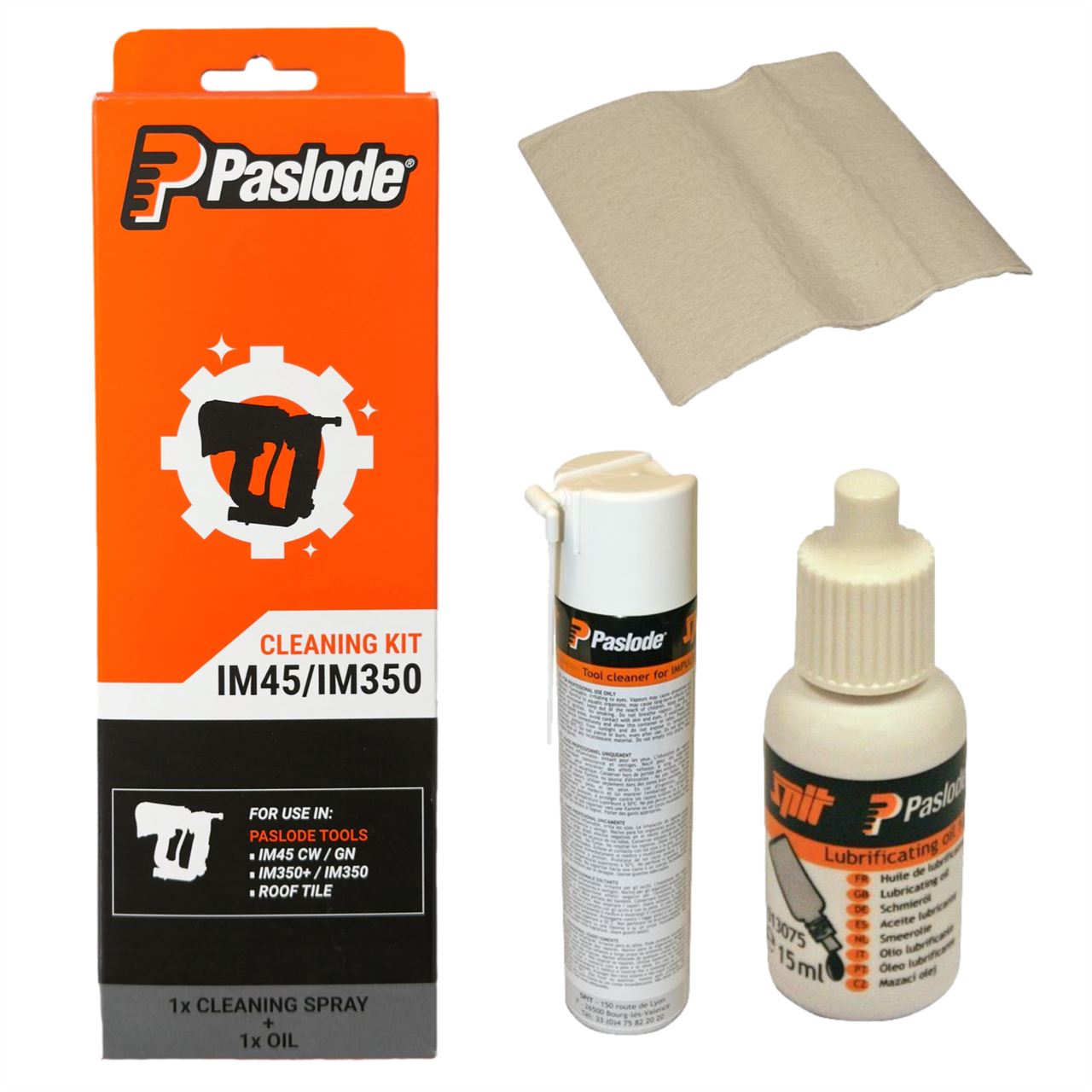 Paslode Impulse Cleaning Kit, suits all Paslode Nail Guns - 013690