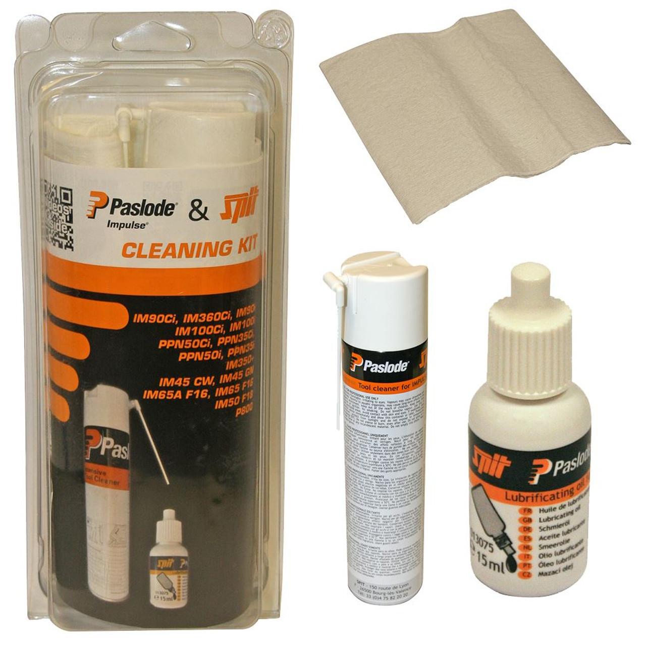 Paslode Impulse Cleaning Kit, suits all Paslode Nail Guns - 013690