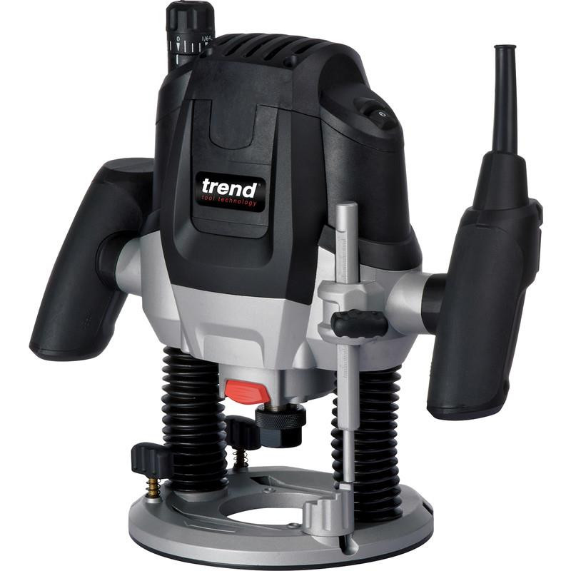 Trend T7EK 1/2" 2100W Trade Plunge Router Kit with Case 240V