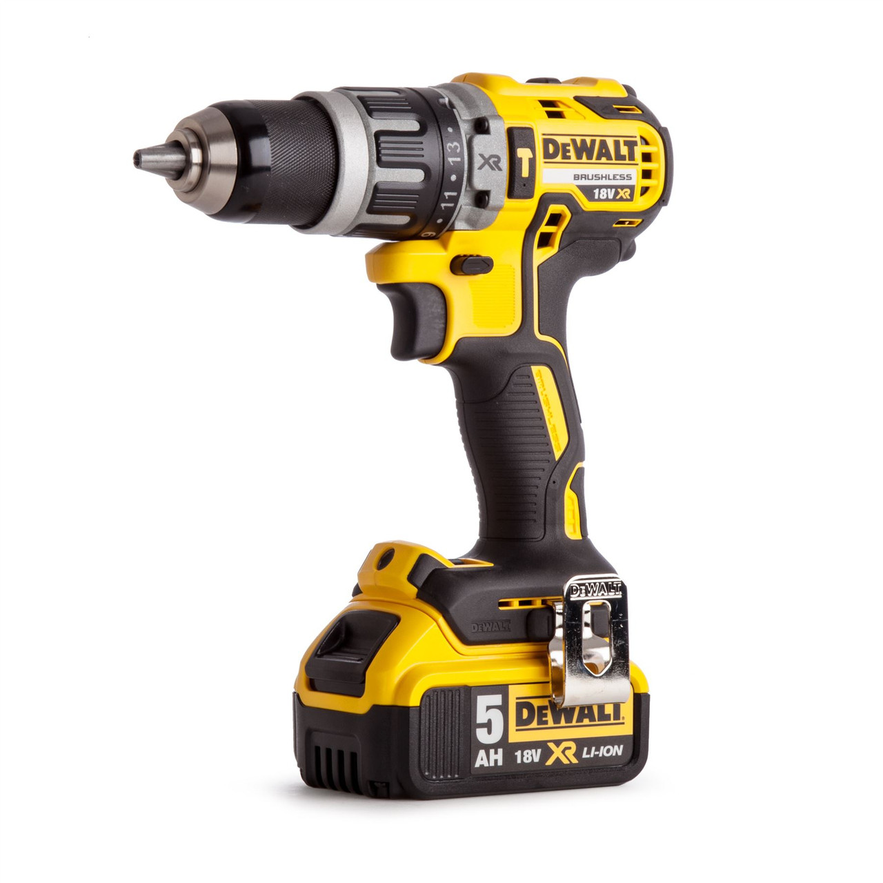 Dewalt DCD796P2 Combi Drill 18V XR Brushless Compact Lithium-Ion (2 x 5.0Ah Batteries)