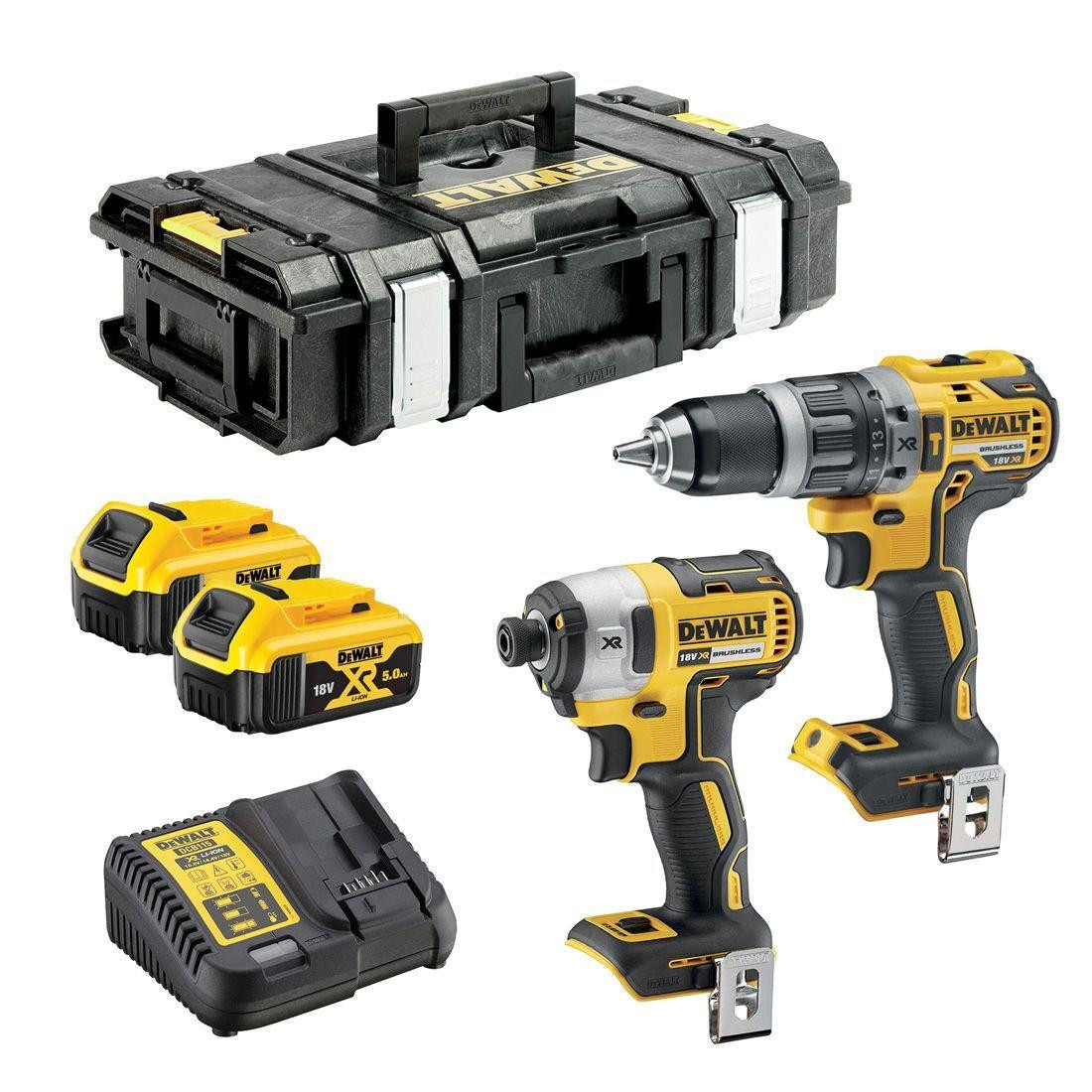 DeWalt DCK266P2 XR Brushless Twin Pack 18V 2 x 5.0Ah Li-ion