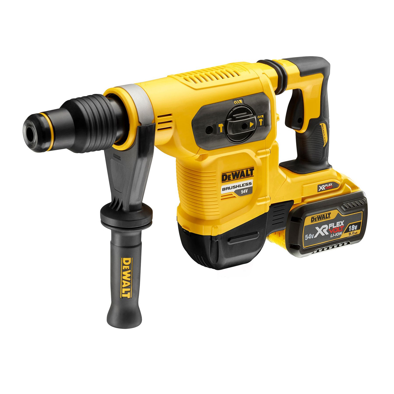 Dewalt DCH481X2 54V XR Flexvolt Brushless Cordless SDS-Max Hammer (2 x 9.0Ah Batteries)