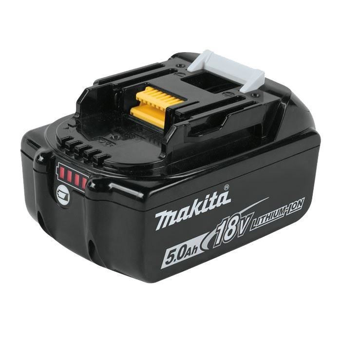 Makita DC18RD Dual Port Charger with 2 x BL1850B 5.0ah Li-Ion Batteries in Bag