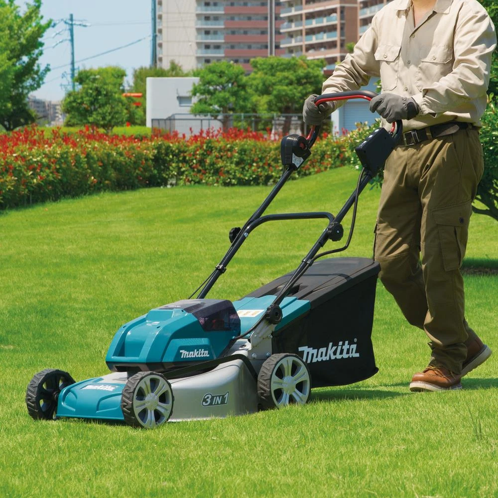 Makita DLM460Z Twin 18V/36V LXT Cordless 460mm Brushless Lawn Mower - Body Only