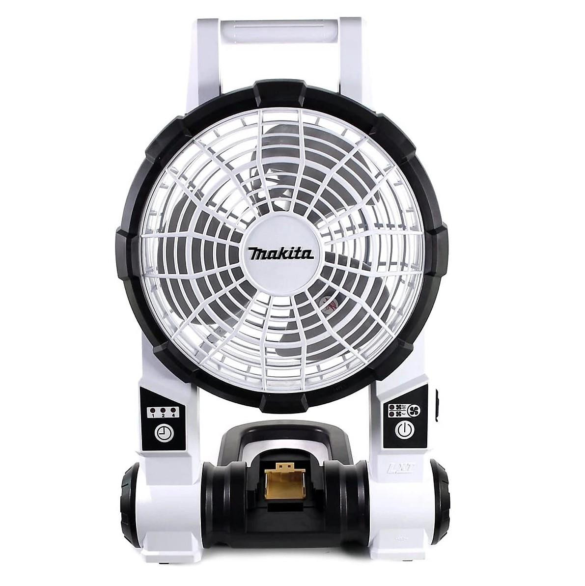 Makita DCF201ZW 14 - 18v LXT Cordless Portable Fan (White) with Battery and Charger
