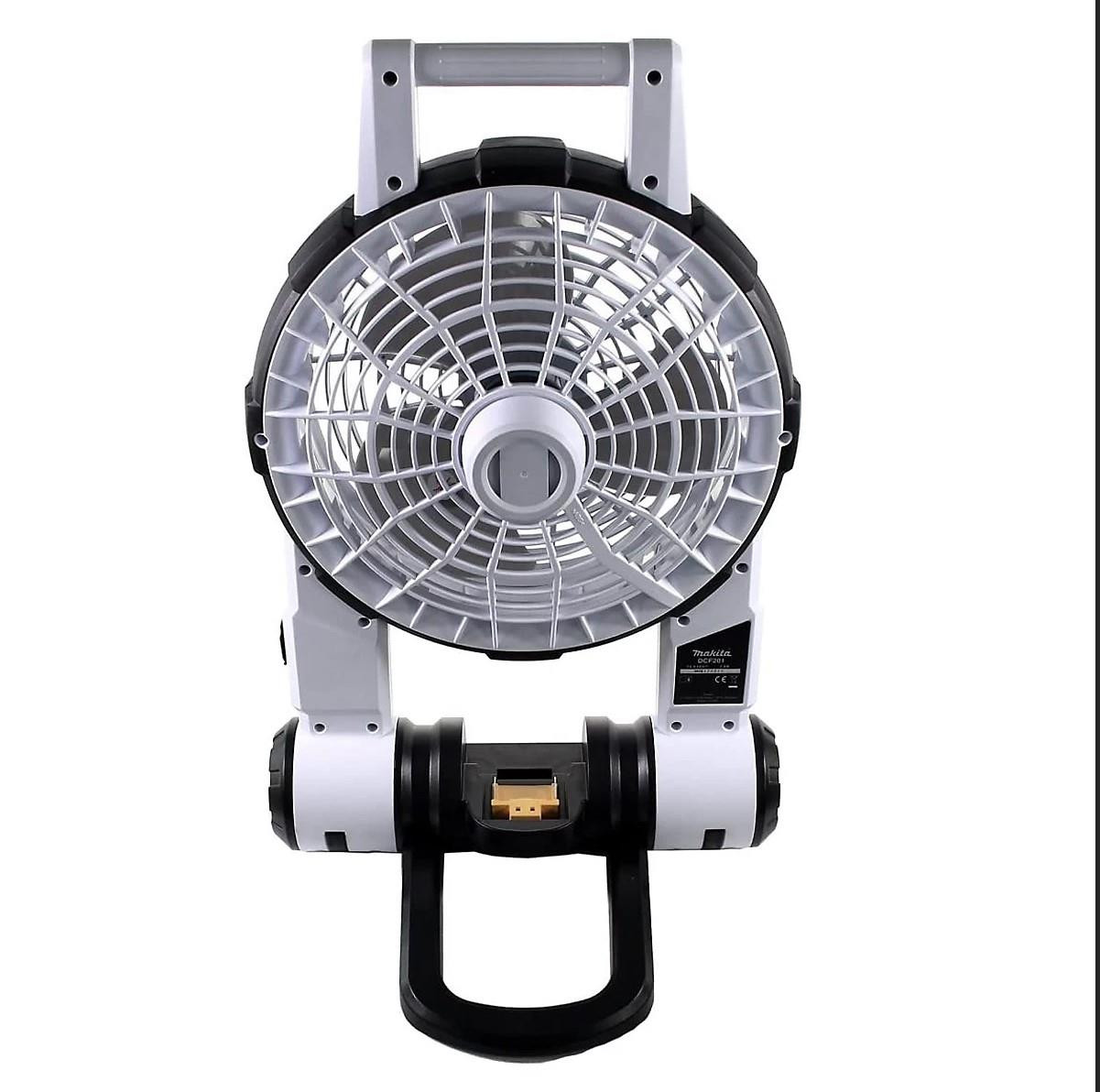 Makita DCF201ZW 14 - 18v LXT Cordless Portable Fan (White) with Battery and Charger