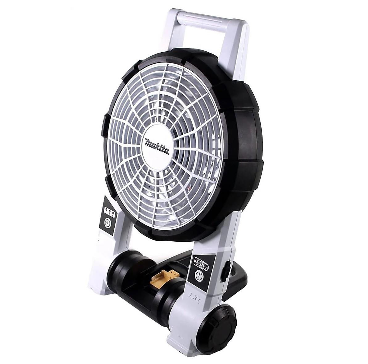 Makita DCF201ZW 14 - 18v LXT Cordless Portable Fan (White) with Battery and Charger