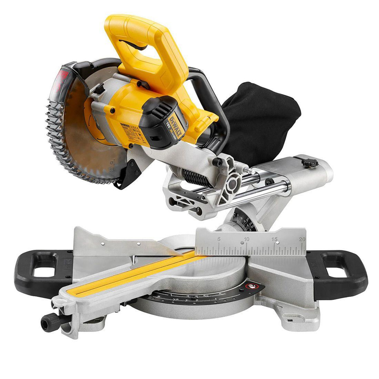 Dewalt DCS365P2 Mitre Saw 18V Cordless 184mm (2 x 5Ah Batteries)