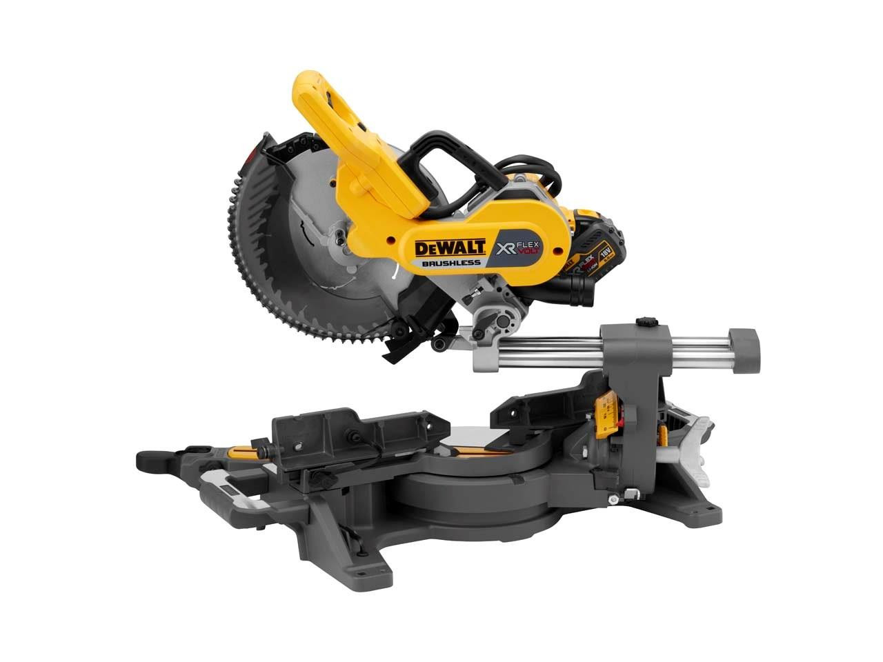 DCS727T2 XR FlexVolt Brushless Slide Mitre Saw 250mm 18/54V 2 x 6.0/2.0Ah Li-ion