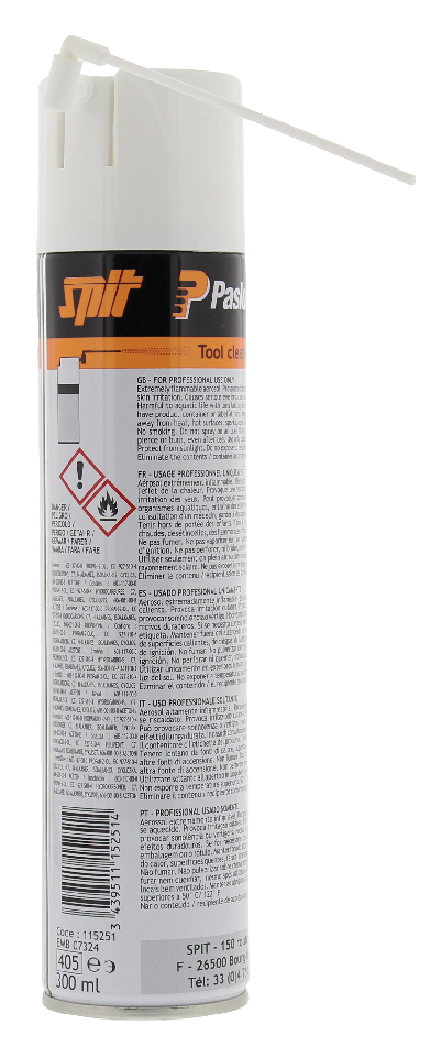 Pack of 6 x Paslode Impulse/Pulsa Spray Cleaner 300ml - 115251