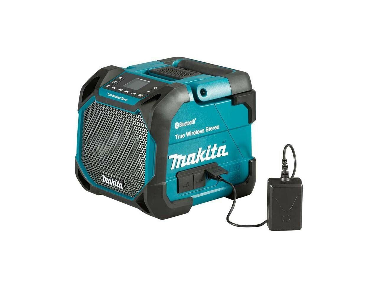2 x Makita DMR203 18v Bluetooth True Wireless Stereo Jobsite Speaker Bare Unit