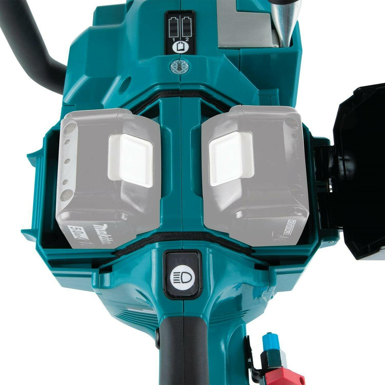 Makita DCE090T2X1 Twin 18v / 36v 9" Cordless Brushless Disc Cutter Saw - 2 X 5.0AH