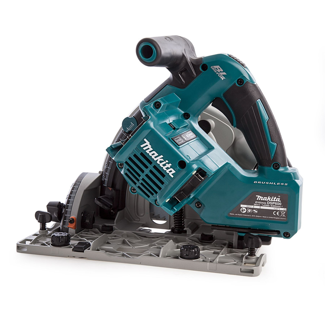 Makita DSP600ZJ Twin 18V Brushless Plunge Saw LXT - Body Only