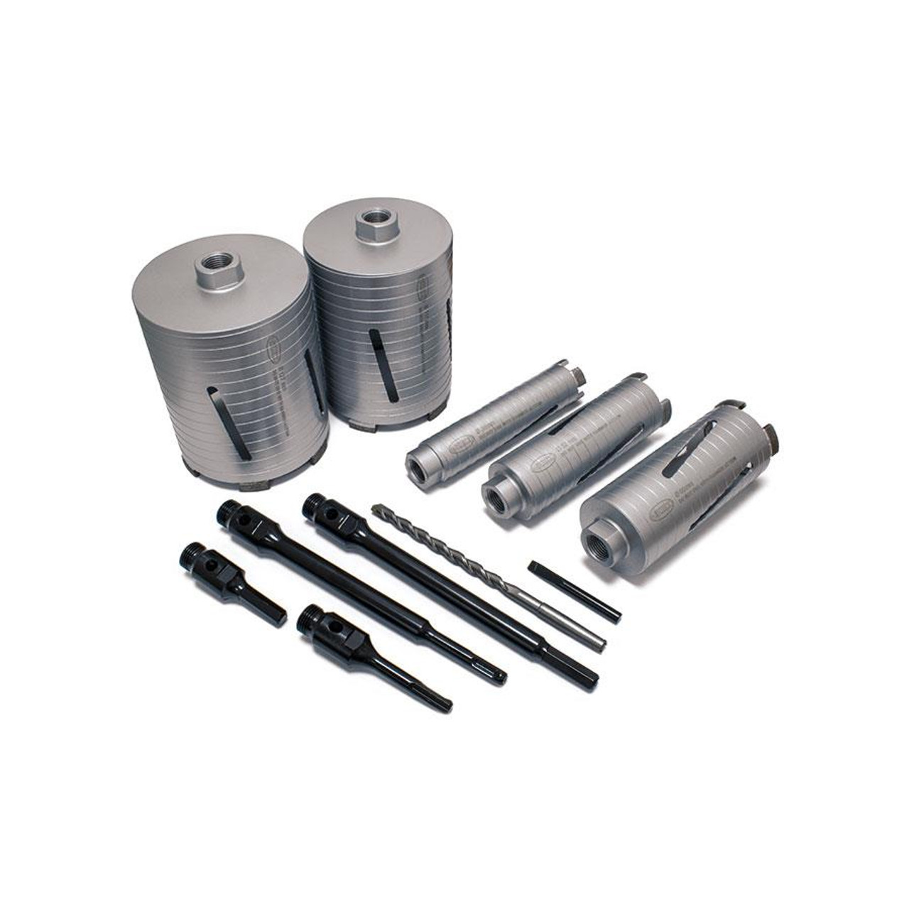 MEXCO A10DCKIT57 DCX90 11 Piece Diamond Core Kit in Carry Case for DeWALT Bosch Makita