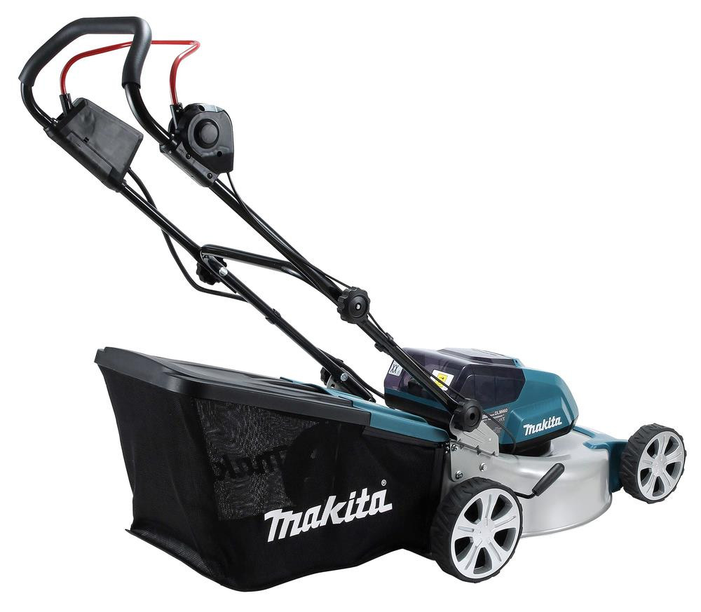 Makita DLM460PT2 Twin 18V/36V LXT Cordless 460mm Brushless Lawn Mower 2 X 5.0Ah Batts