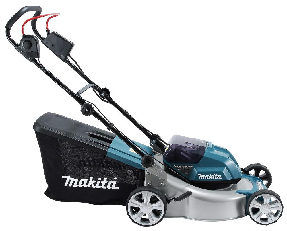 Makita DLM460PT2 Twin 18V/36V LXT Cordless 460mm Brushless Lawn Mower 2 X 5.0Ah Batts