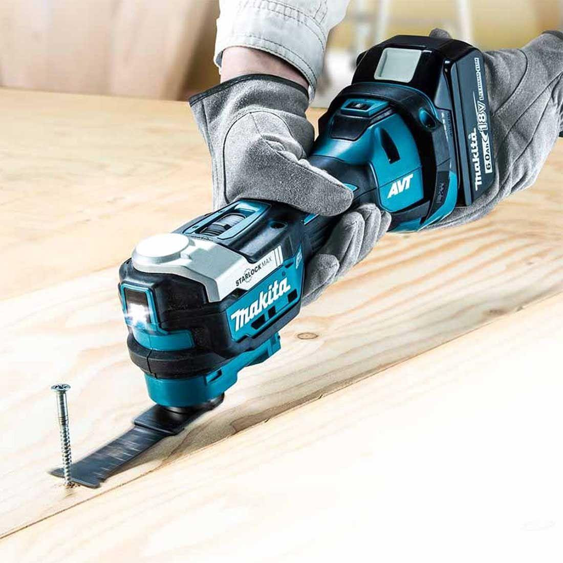 Makita DTM52Z Brushless Multi Tool LXT AVT 18V Starlock Max - Body Only