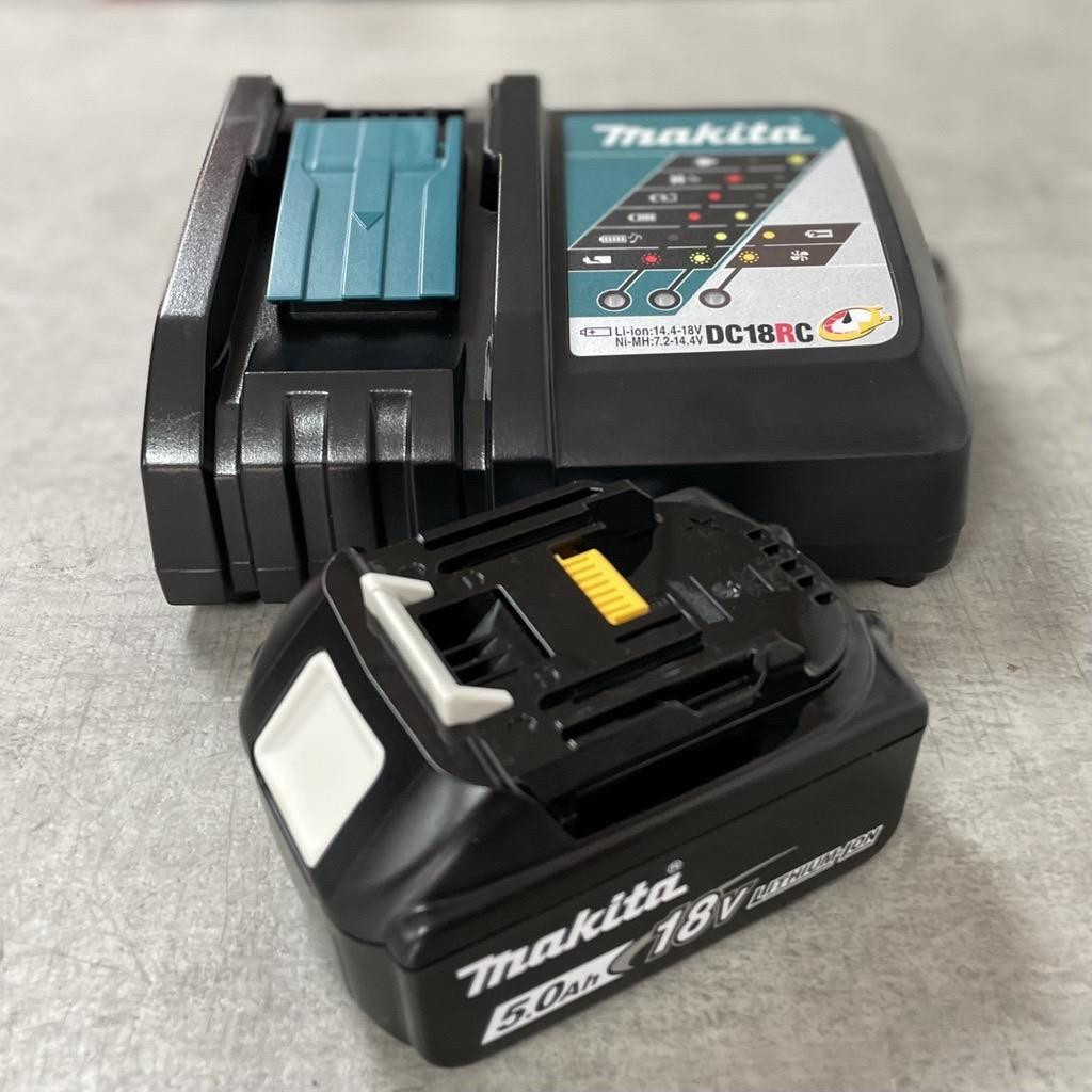 MAKITA DC18RC LXT CHARGER + 1 x  BL1850 BATTERY 18V 5.0Ah LI-ION GENUINE UK