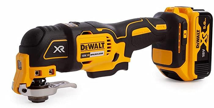 DeWalt DCS355P1 XR Brushless Oscillating Multi-Tool 18V 1 x 5.0Ah Li-ion Kit