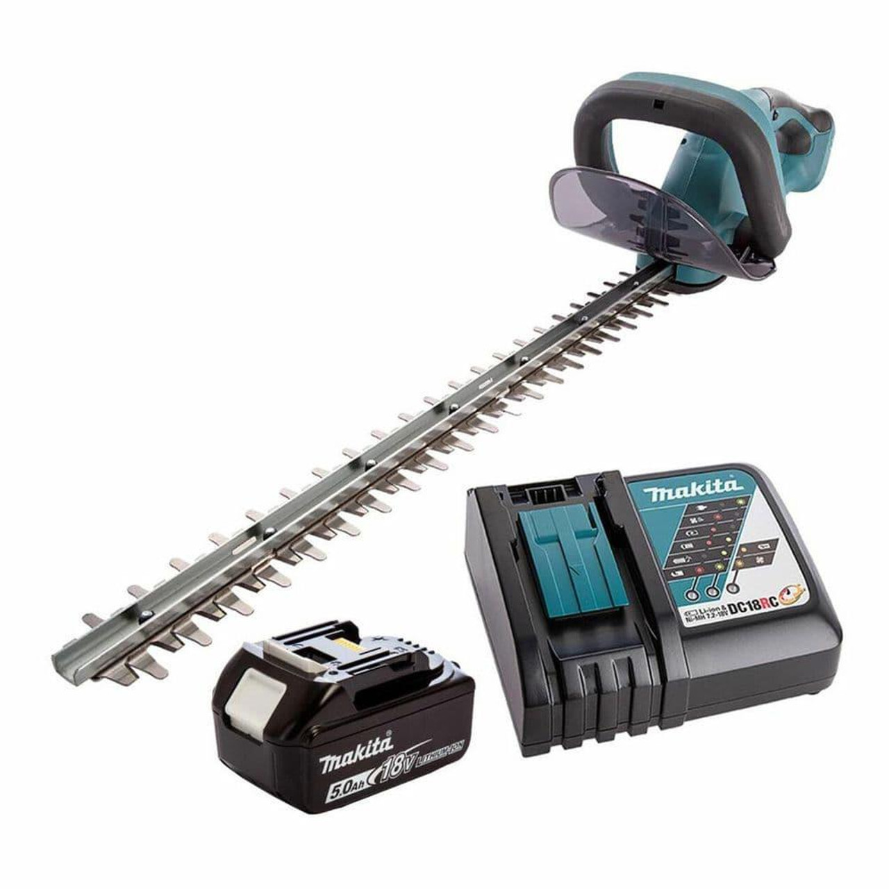 Makita DUH523RT 18V LXT Li-ion Hedge Trimmer 52cm/20.5" with 1x5.0 Ah Battery and Charger
