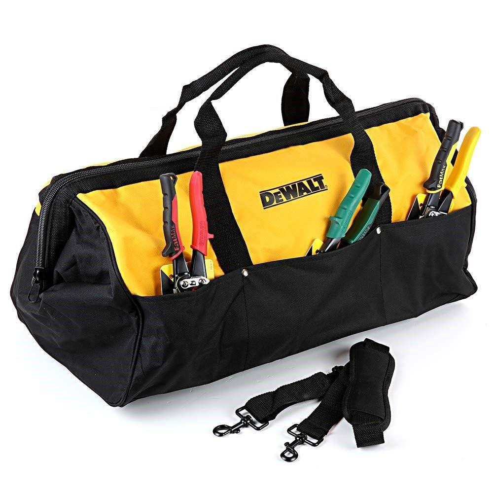 DEWALT 24" Large Heavy-Duty Ballistic Nylon Contractor Tool Bag