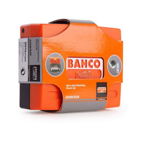 Bahco 2058/S26 Ratchet Socket Set of 26 Metric 1/4in Drive
