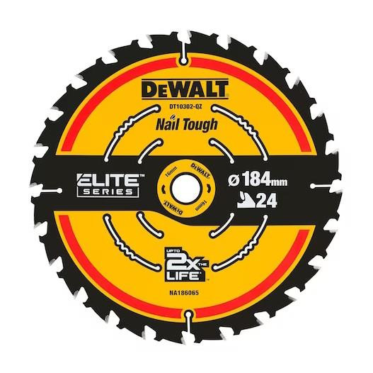 DeWalt DT10302QZ Elite Framing Circular Saw Blade 184 x 16mm x 24T