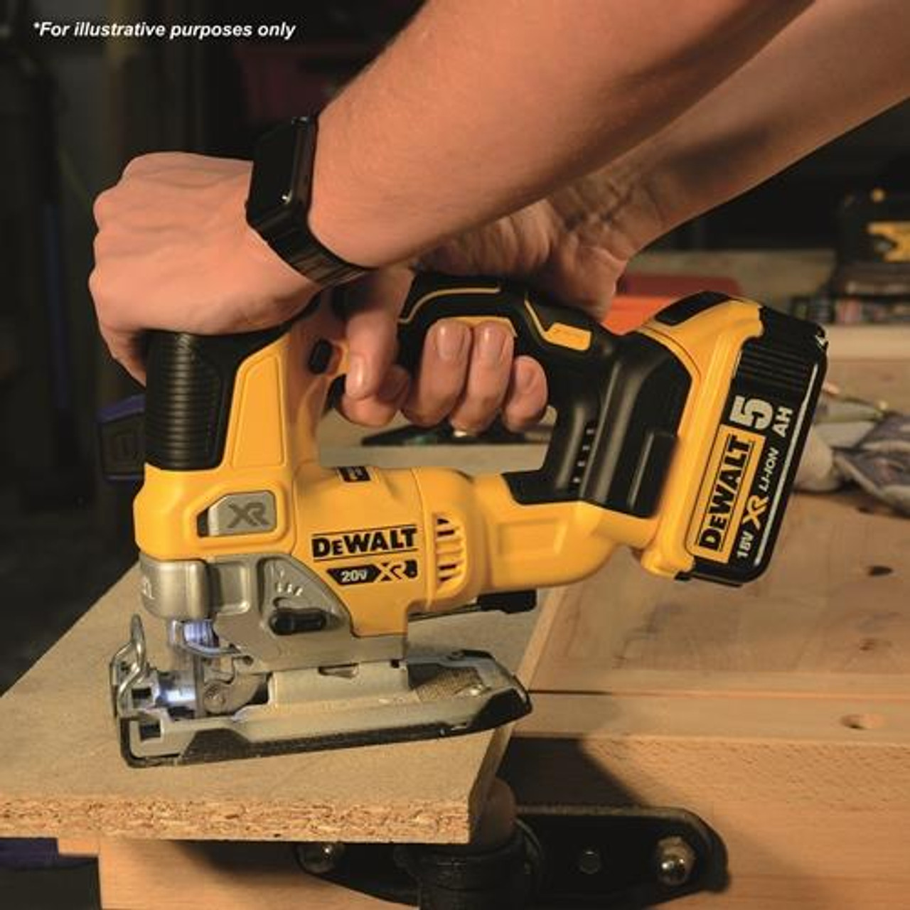 DeWalt DCS334N XR Brushless Top Handle Jigsaw 18V - Body Only