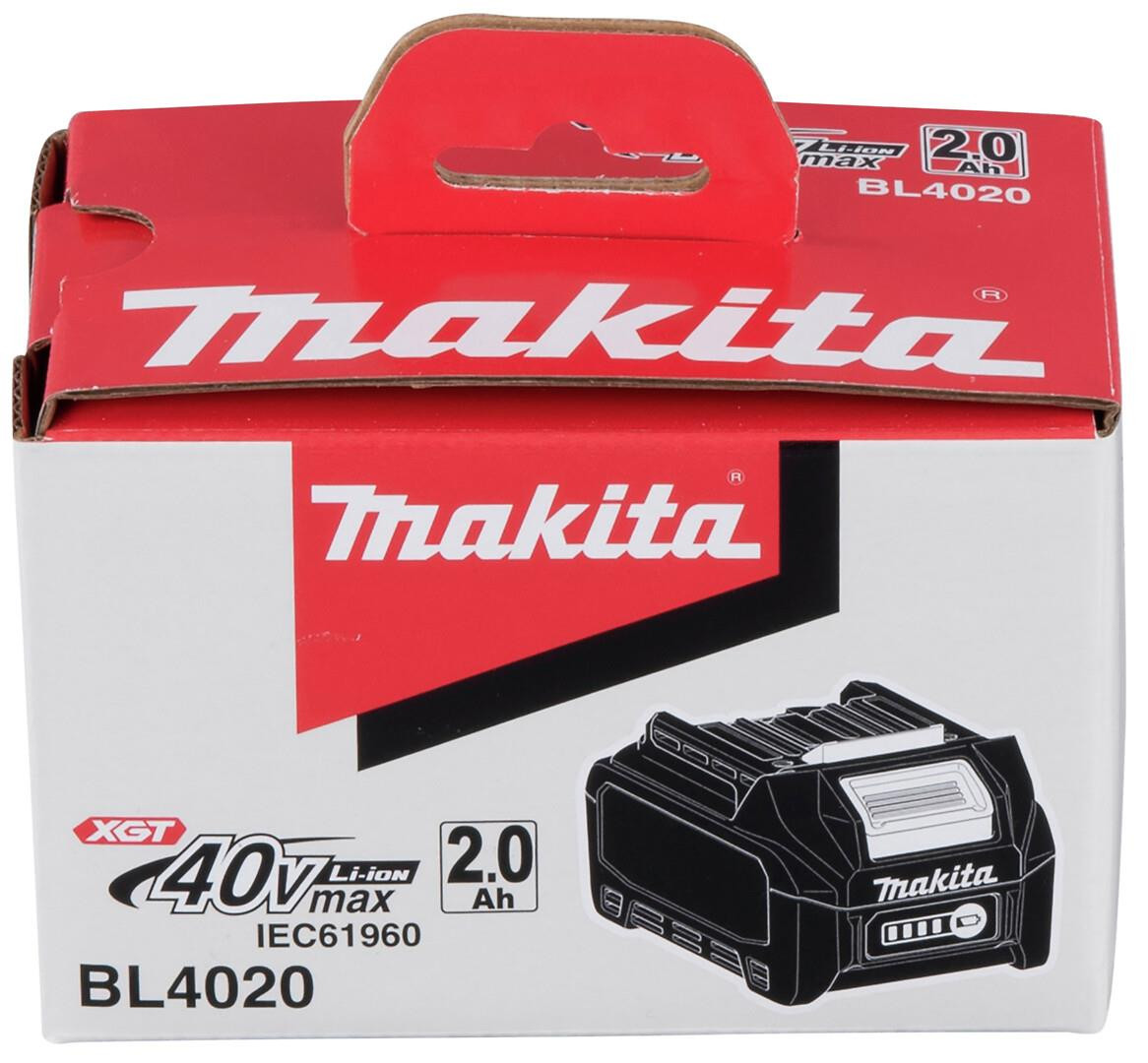 Makita 2 Pack 2.0 Ah 40V MAX XGT Li-Ion Batteries - BL4020