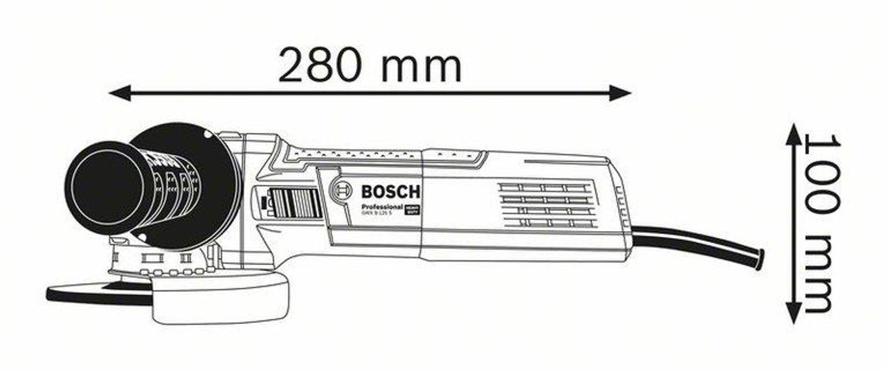 Bosch GWX 750 115 X LOCK 4 1 2