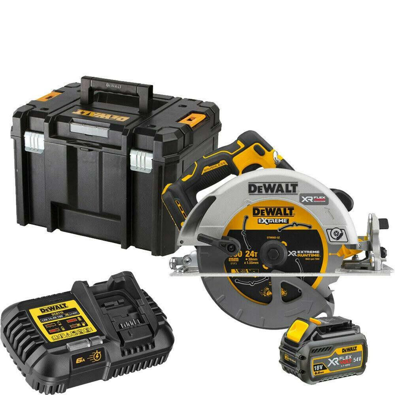 DEWALT DEWALT FLEXVOLT ADVANTAGE 20V MAX* Circular Saw, 7-1/4-Inch