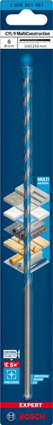 Bosch Expert MultiConstruction CYL-9 Drill Bit  6 x 200 x 250 mm