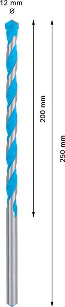 Bosch Expert MultiConstruction CYL-9 Drill Bit 12 x 200 x 250 mm